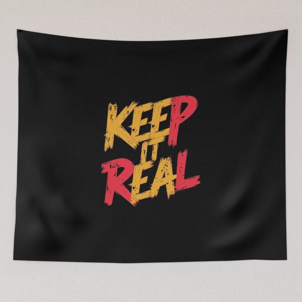 Item preview, Keep it real Street Rap Urban Hip Hop Culture Design designed and sold by RadDeck.