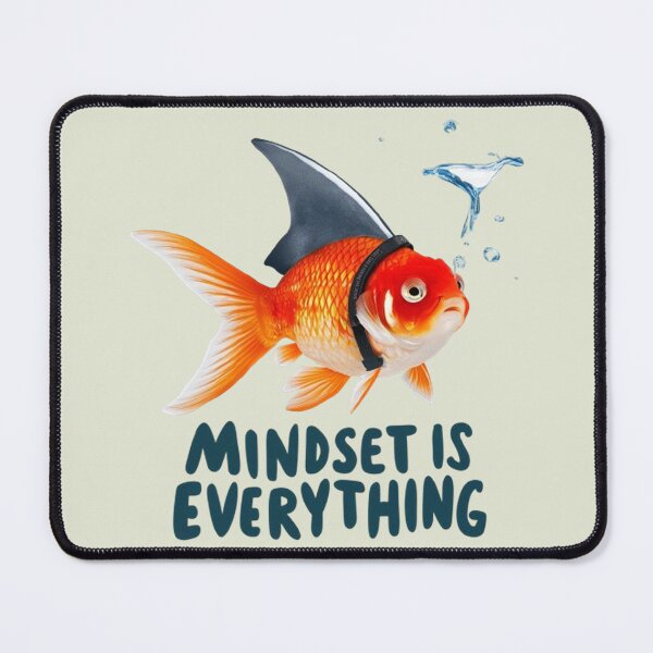 Item preview, Mindset is Everything Goldfish and Shark designed and sold by Vicky021.