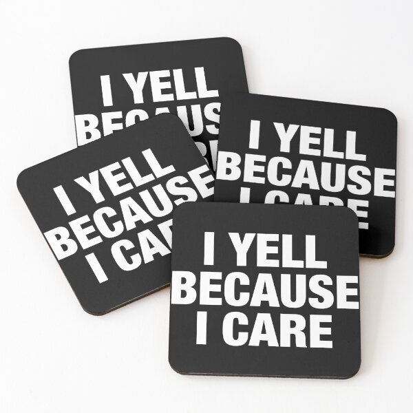 Item preview, I Yell Because I Care designed and sold by viunziameriza.