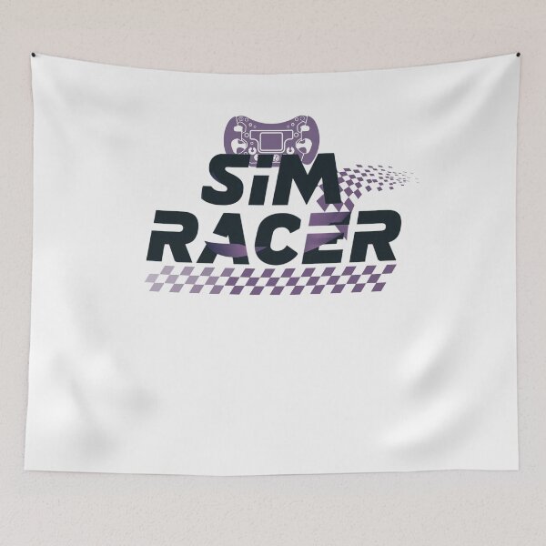 Item preview, SIM RACER cool gamer simulator racing design designed and sold by Jt41.