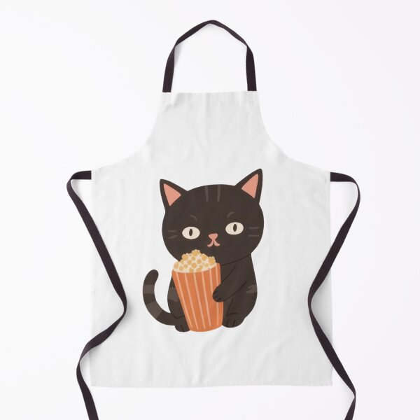 Item preview, Cute chubby funny kitty popcorn lover. designed and sold by SaraSumi.