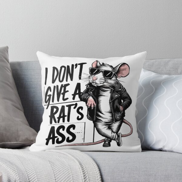 Item preview, Cool Rat T-Shirt - I Don't Give a Rat's Ass Graphic Tee designed and sold by blockshop.