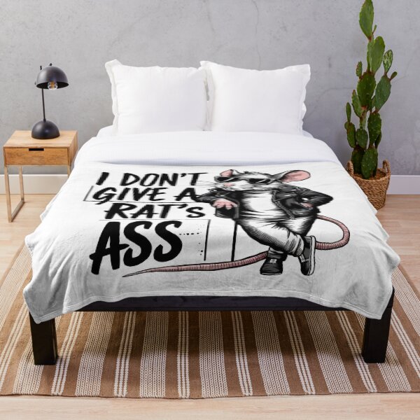 Item preview, Camiseta Cool Rat - Camiseta gráfica I Don't Give a Rat's Ass designed and sold by blockshop.