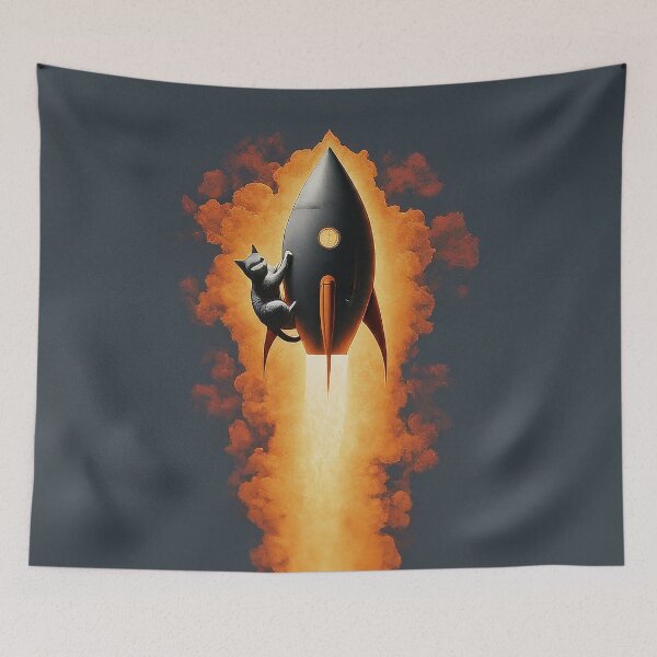 Item preview, Kitty Rocket I designed and sold by BurningCity.