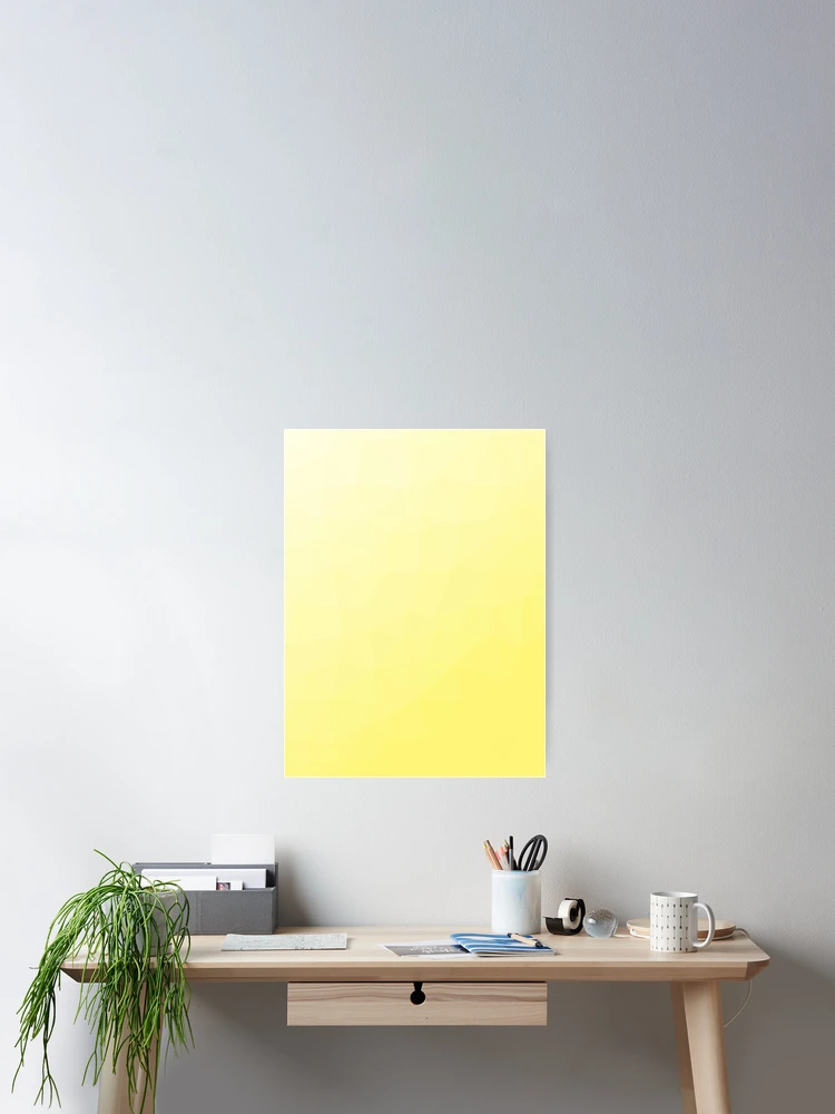 Thumbnail 2 of 3, Poster, Lemonade Yellow Gradient Pattern designed and sold by patternsoup.