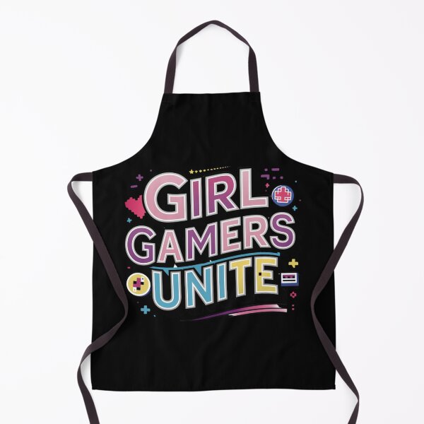 Item preview, GIRL GAMERS UNITE cool cute funny lady gamer design designed and sold by Jt41.