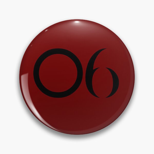 Item preview, 06, six, black, quake designed and sold by Numbers-Art.