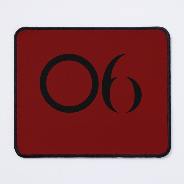 Item preview, 06, six, black, quake designed and sold by Numbers-Art.