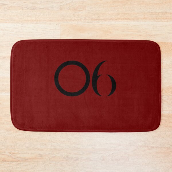 Item preview, 06, six, black, quake designed and sold by Numbers-Art.