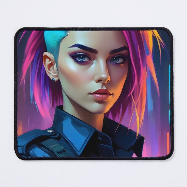 Item preview, Cyberpunk Female Police Officer designed and sold by papi1998.