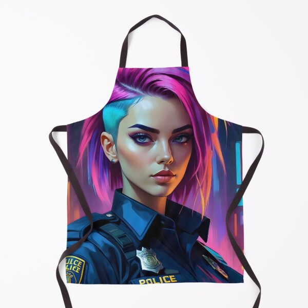 Item preview, Cyberpunk Female Police Officer designed and sold by papi1998.