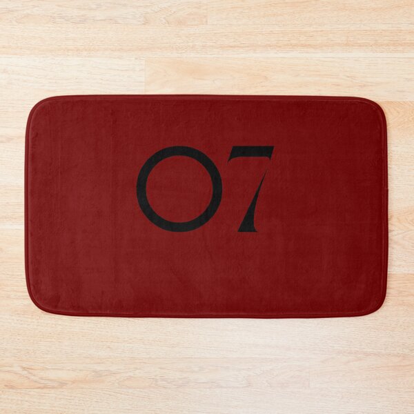 Item preview, 07, seven, black, quake designed and sold by Numbers-Art.