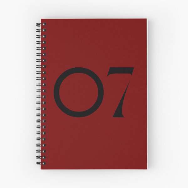 Item preview, 07, seven, black, quake designed and sold by Numbers-Art.