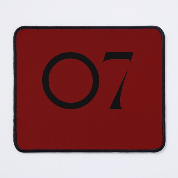 Item preview, 07, seven, black, quake designed and sold by Numbers-Art.