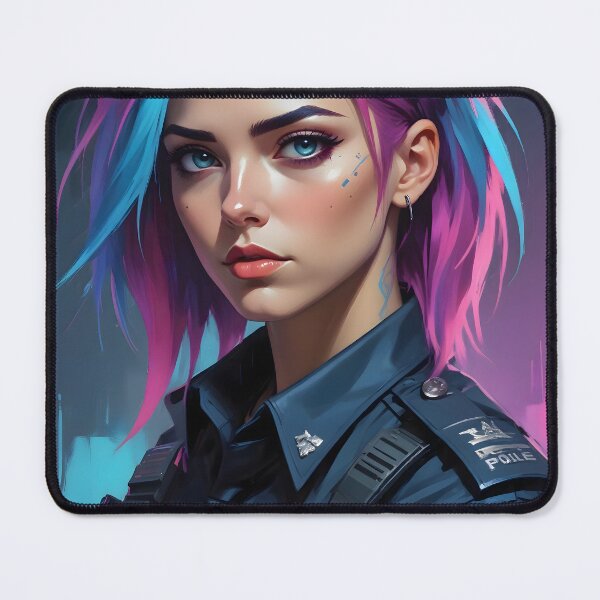 Item preview, Cyberpunk Female Police Officer designed and sold by papi1998.