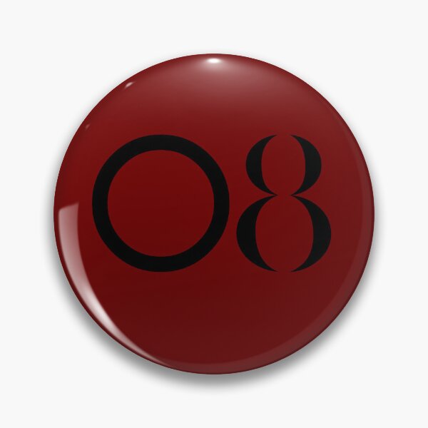Item preview, 08, eight, black, quake designed and sold by Numbers-Art.