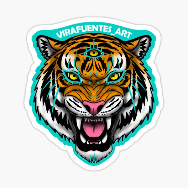 RIOT_Tiger Sticker