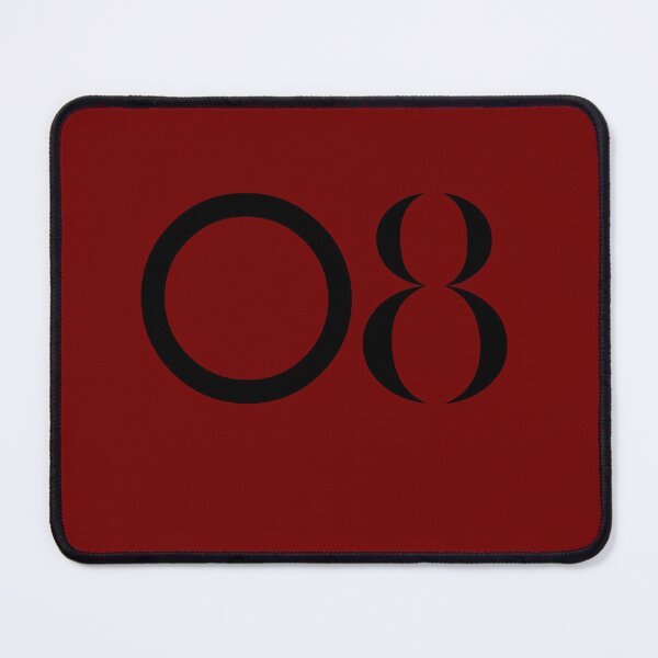 Item preview, 08, eight, black, quake designed and sold by Numbers-Art.