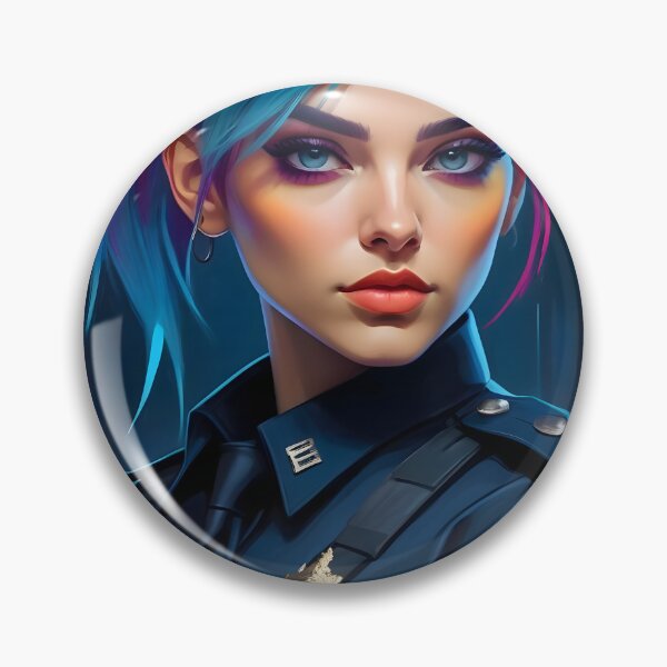 Item preview, Cyberpunk Female Police Officer designed and sold by papi1998.