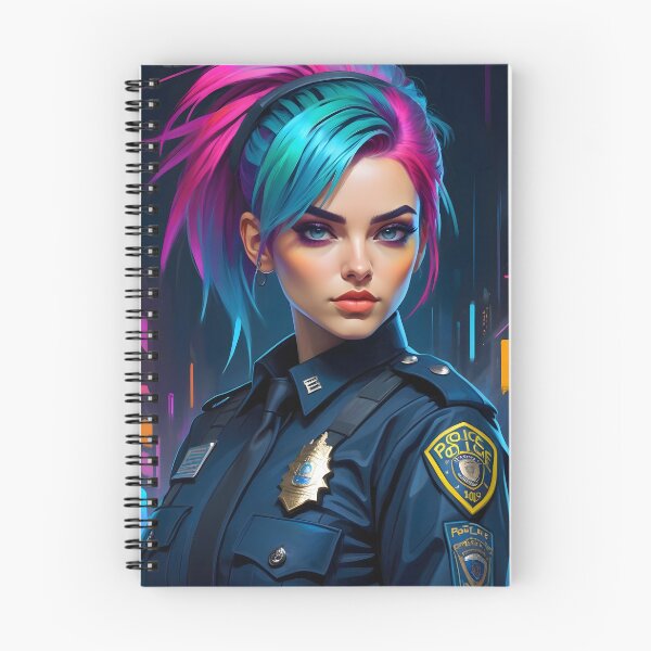 Item preview, Cyberpunk Female Police Officer designed and sold by papi1998.