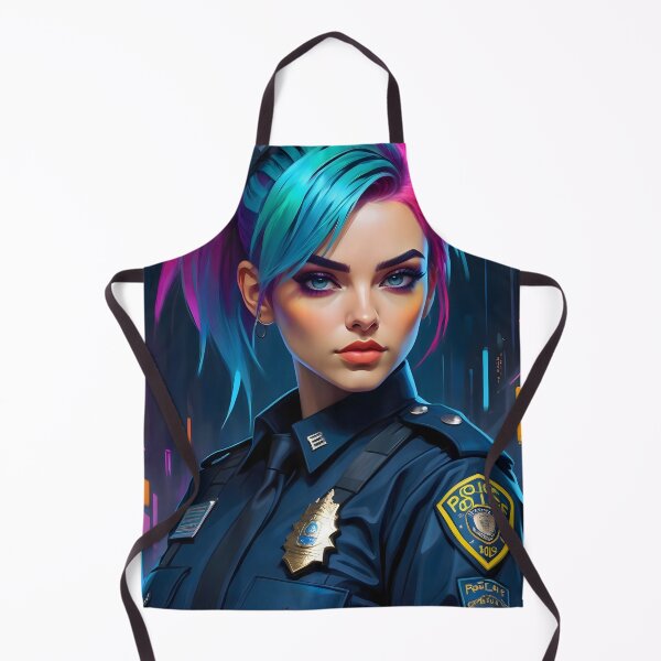 Item preview, Cyberpunk Female Police Officer designed and sold by papi1998.