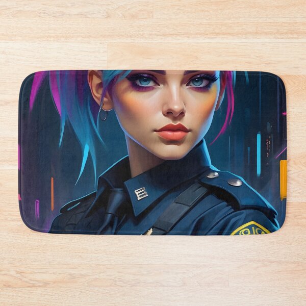 Item preview, Cyberpunk Female Police Officer designed and sold by papi1998.
