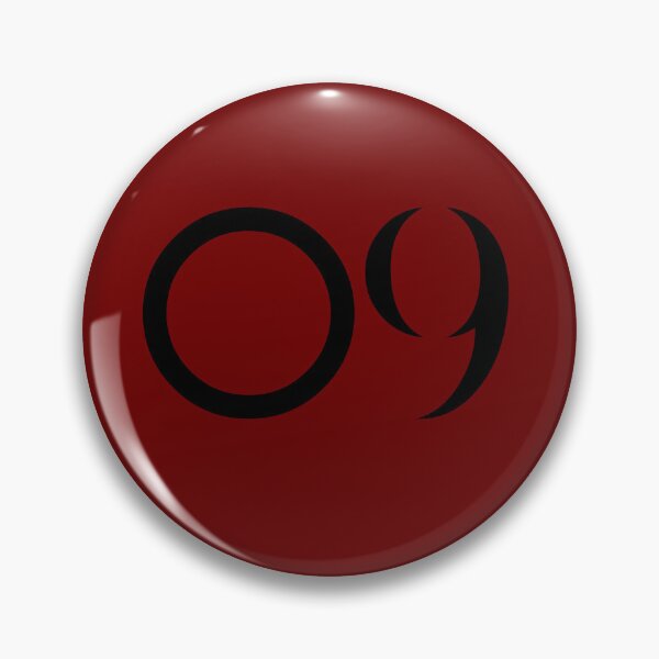Item preview, 09, nine, black, quake designed and sold by Numbers-Art.