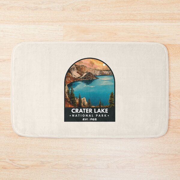 Item preview, Crater Lake National Park, Vintage travel designed and sold by PinkandP.