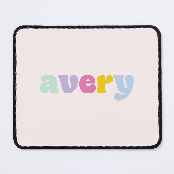 Item preview, Avery - Custom name on colorful block font designed and sold by To the Lua.
