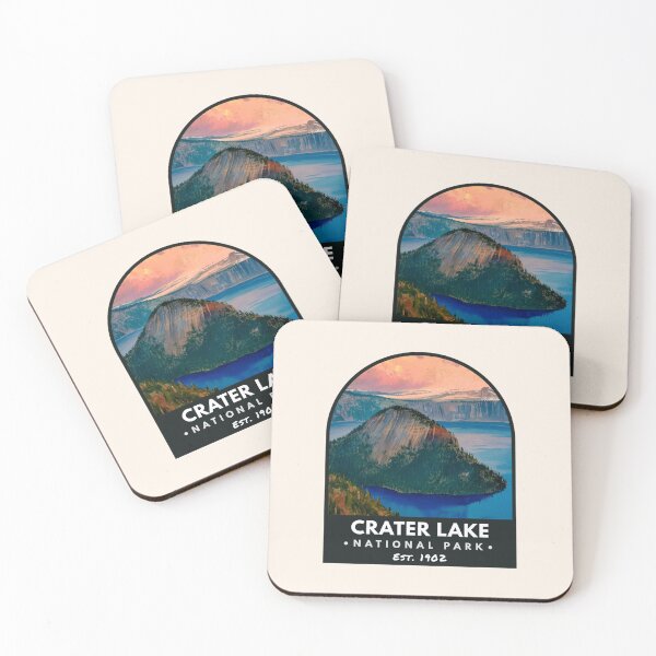 Item preview, Crater Lake National Park, Vintage travel designed and sold by PinkandP.