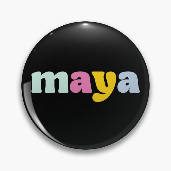 Item preview, Maya - Custom name on colorful block font designed and sold by To the Lua.