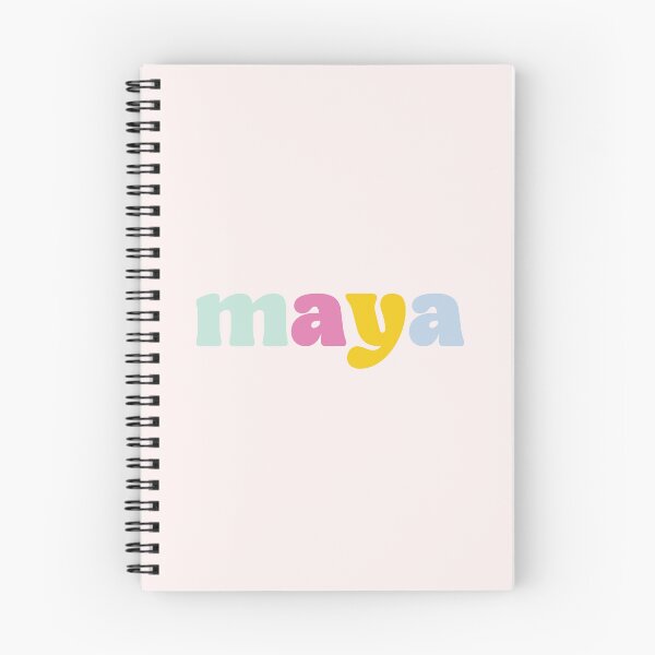 Item preview, Maya - Custom name on colorful block font designed and sold by To the Lua.