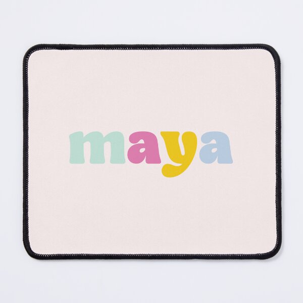 Item preview, Maya - Custom name on colorful block font designed and sold by To the Lua.