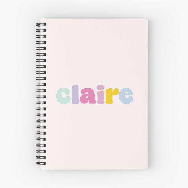 Item preview, Claire: nombre personalizado en una fuente de bloque colorida designed and sold by To the Lua.