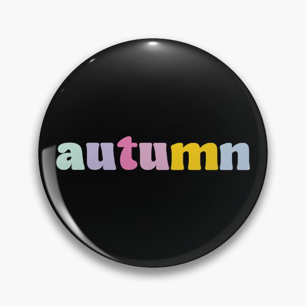 Item preview, Autumn - Custom name on colorful block font designed and sold by To the Lua.