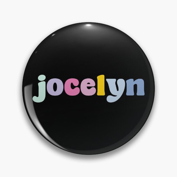 Item preview, Jocelyn - Custom name on colorful block font designed and sold by To the Lua.