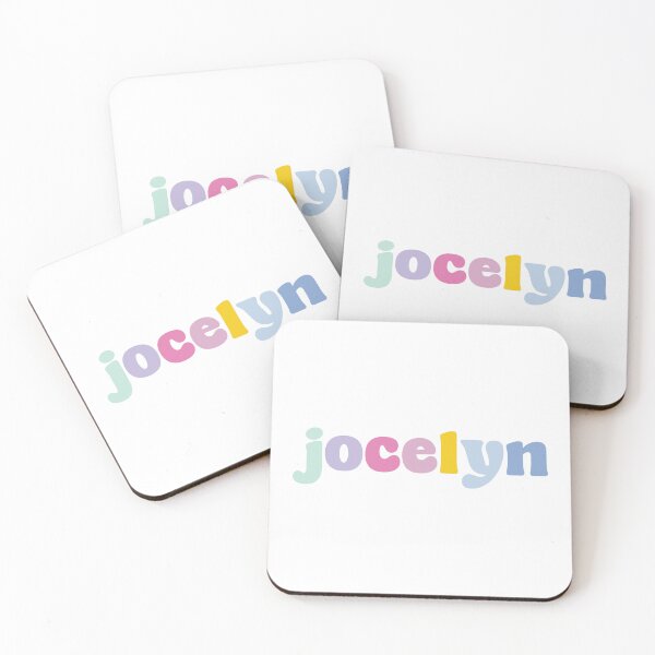 Item preview, Jocelyn - Custom name on colorful block font designed and sold by To the Lua.
