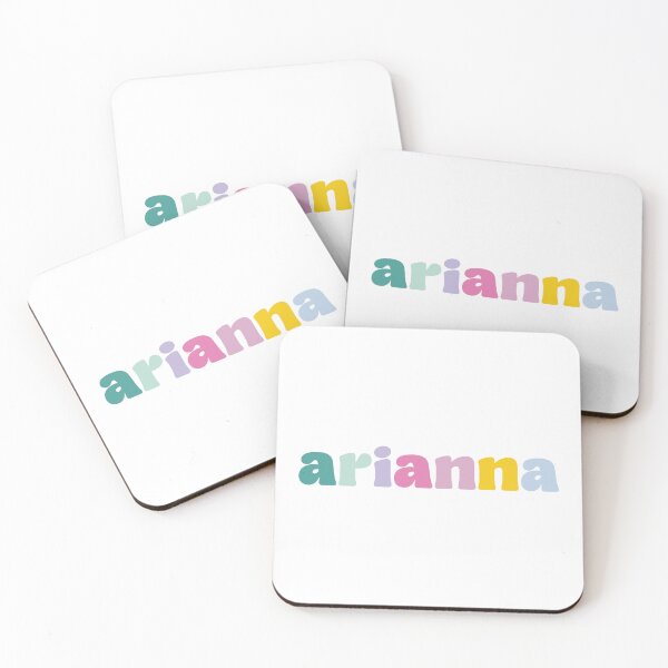 Item preview, Arianna - Custom name on colorful block font designed and sold by To the Lua.