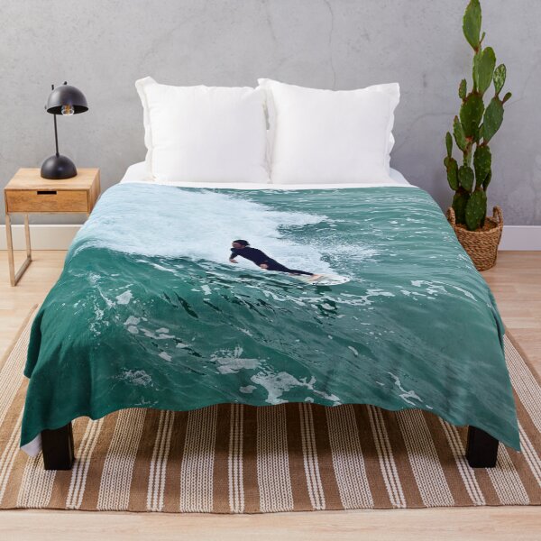 Item preview, California Surfer in the waves Walking on Water designed and sold by WanderingLife.