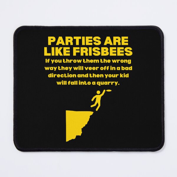 Item preview, Parties Are Like Frisbees  designed and sold by UNK-Fatigues.