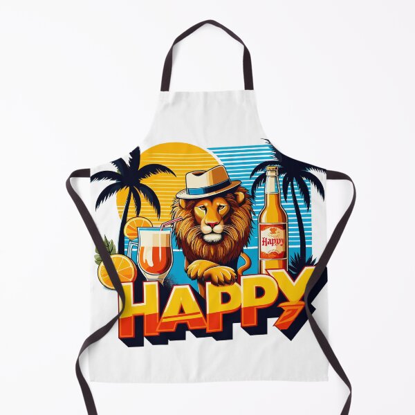Item preview, Happy Lion Tropical Vibes designed and sold by Capizione.