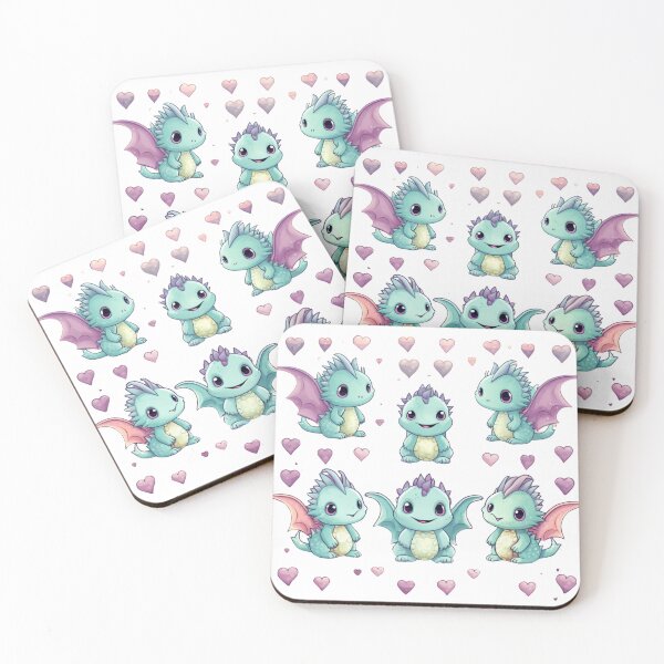 Item preview, Adorable Pastel Baby Dragons designed and sold by centaurydesigns.