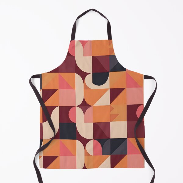 Item preview, Geometric Retro Pattern Design with Warm Tones designed and sold by Noertz.