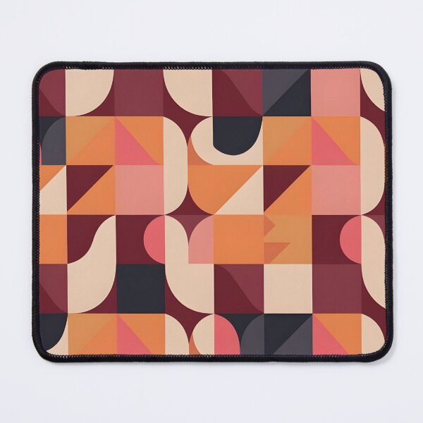 Item preview, Geometric Retro Pattern Design with Warm Tones designed and sold by Noertz.