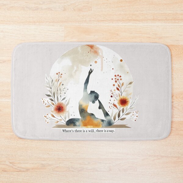 Item preview, Lady Yoga close to Natural Floral life, Mantra quote  designed and sold by Nanthanon.