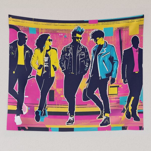 Item preview, Neon Punk Group designed and sold by UNK-Fatigues.