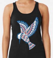 Kingfisher Pacific Northwest Native American Style Art Women's Tank Top