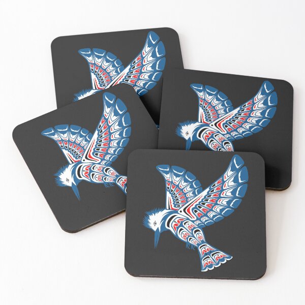 Item preview, Kingfisher Pacific Northwest Native American Style Art designed and sold by Better Me.
