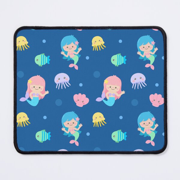 Item preview, cute kid seamless pattern sea mermaid party illustration designed and sold by nuchz.