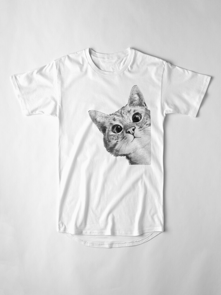 Alternate view of sneaky cat Long T-Shirt